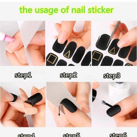 Plaid Toe Nail Sticker - Picture 3 of 3